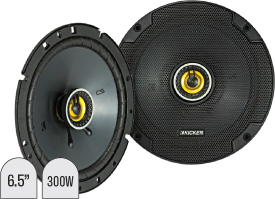 Kicker 6.5” CS Series 2 Way Coaxial Speakers