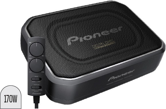 Pioneer 170W Class D Powered Underseat Subwoofer