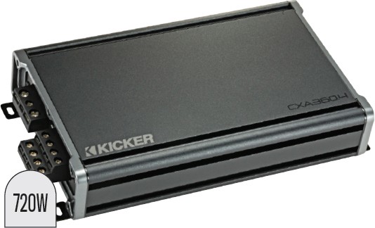 Kicker CX Series 4 Channel Bridgeable Class A/B Power Amplifier