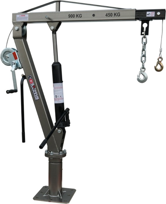 Extreme Garage Swivel UTE Crane with Winch 900kg