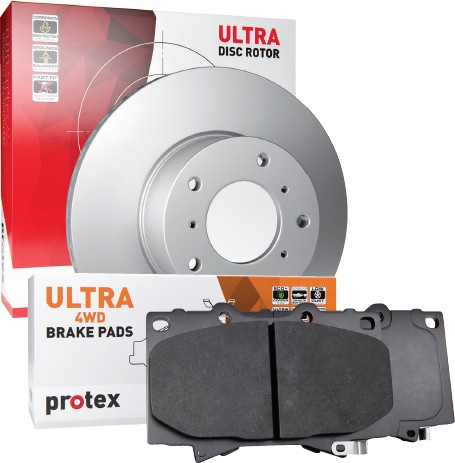 Protex Ultra Disc Brake Rotor & 4WD Disc Brake Pads