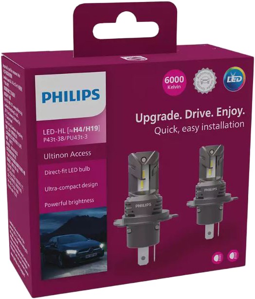 Philips 6000K Ultinon Access 2500 LED Headlight Globes