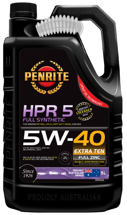 Penrite HPR 5 Full Synthetic 5W-40 5L