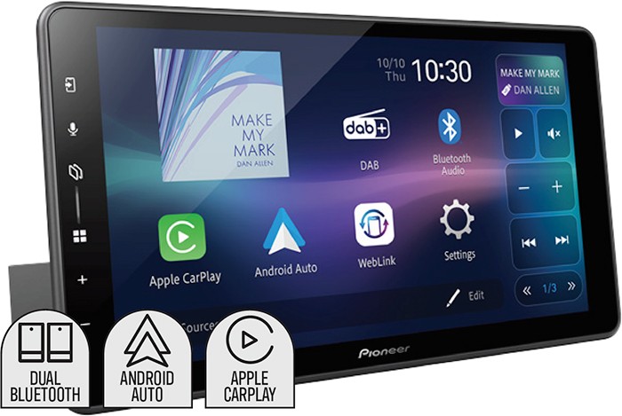 Pioneer 9” Floating Touchscreen AV Receiver