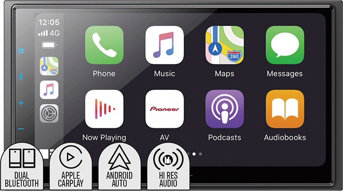 Pioneer 6.8” AV Wireless Head Unit