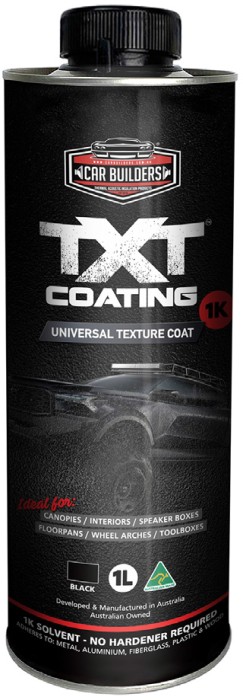 Car Builders TXT Coating 1k Schutz Tin Black