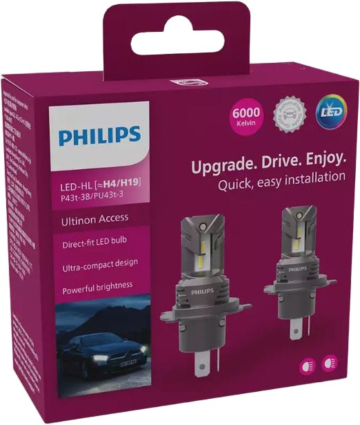 Philips 6000K Ultinon Access 2500 LED Headlight Globes