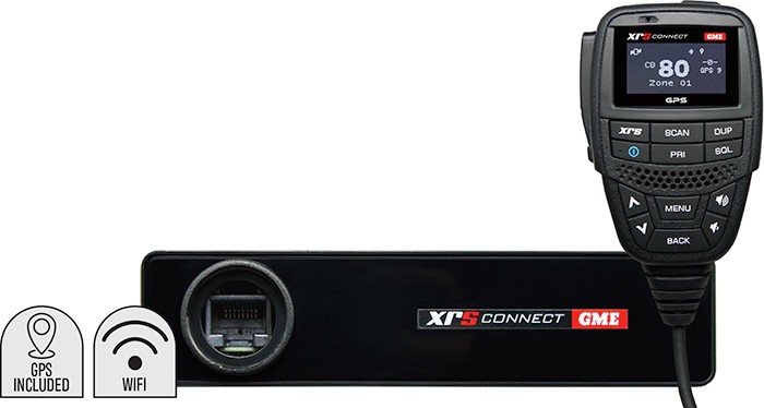 GME 5W 80CH UHF XRS Compact CB Radio BT GPS