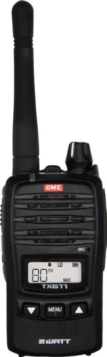 GME 5/1 Watt UHF CB Handheld Radio