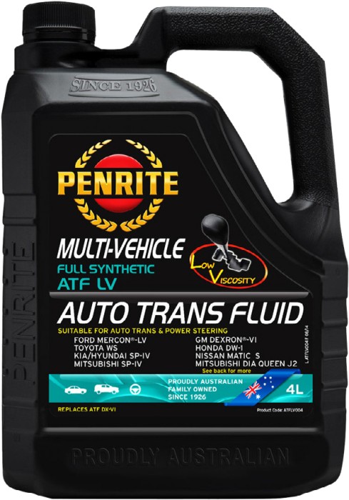Penrite ATF LV Auto Transmission Fluid 4L