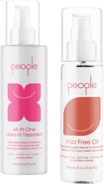 People Frizz Free Oil 100mL or All In One Treatment 200mL