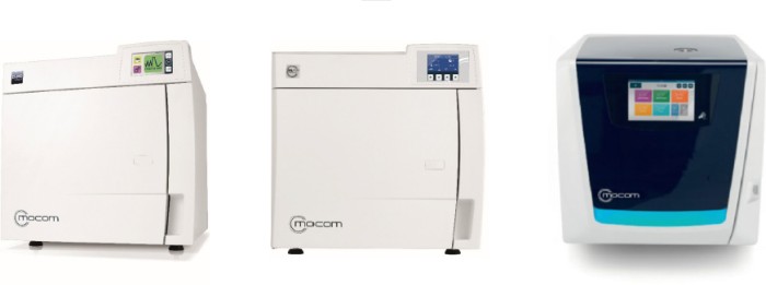 Mocom CLASSIC GEN2 Steriliser 17L / 22L, B Futura 17L / 22L / 28L, B Supreme 17L / 22L / 28L capacity with High Performance Vac Pump