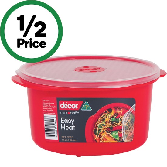 Decor Microsafe Round 1.5 Litre