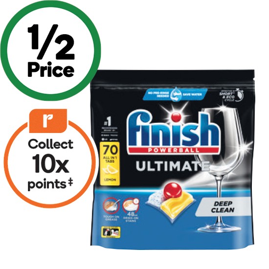 Finish Ultimate Dishwasher Tablets Pk 70