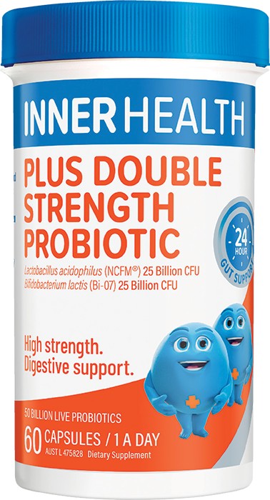 Inner Health Plus Double Strength Probiotic 60 Capsules*