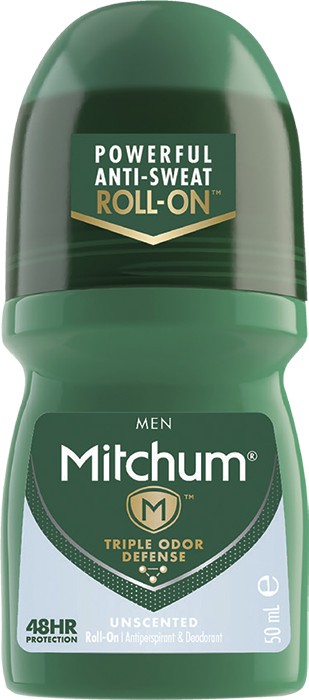 Mitchum Antiperspirant Unscented Roll-On 50mL