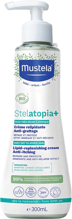 Mustela Stelatopia+ Lipid Replenishing Cream 300mL