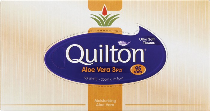 Quilton Facial Tissue Aloe Vera 95 Pack