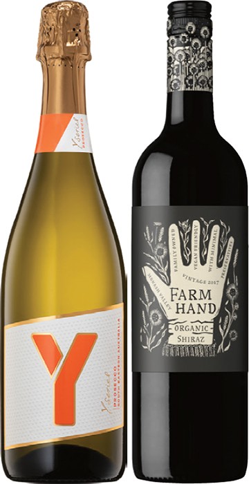 Y Series Prosecco or Farm Hand Organic 750mL Varieties
