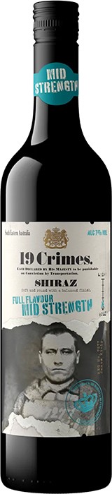 19 Crimes Mid Strength Shiraz