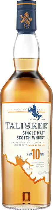 Talisker 10 Year Old Single Malt Scotch Whisky 700mL