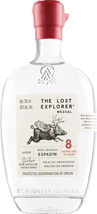 The Lost Explorer Mezcal Espadin 8 Year Old Agave 700mL