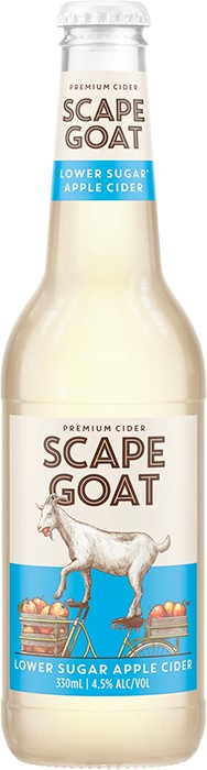 Scape Goat Premium Lower Sugar Apple Cider 330mL