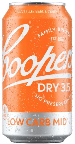 Coopers Dry 3.5 Lager Cans 375mL