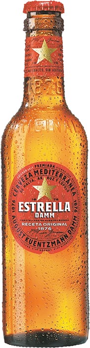 Estrella Damm Lager Bottle 330mL