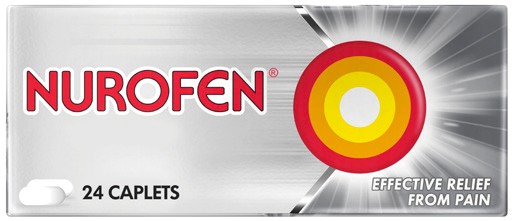 Nurofen Ibuprofen 200mg Caplets 24 Pack*