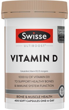 Swisse Ultiboost Vitamin D Capsules 400 Pack^
