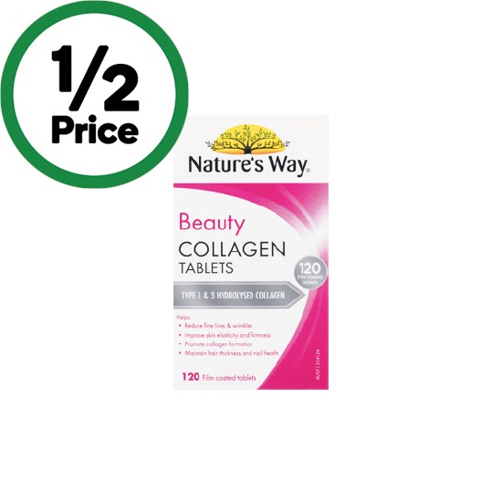 Nature’s Way Beauty Collagen Tablets Pk 120~