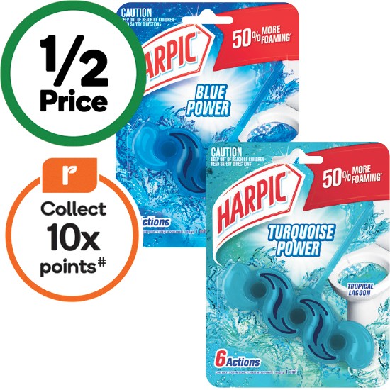 Harpic Power Toilet Rim Block Pk 1