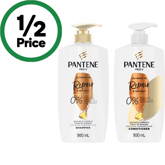 Pantene Shampoo or Conditioner 900ml