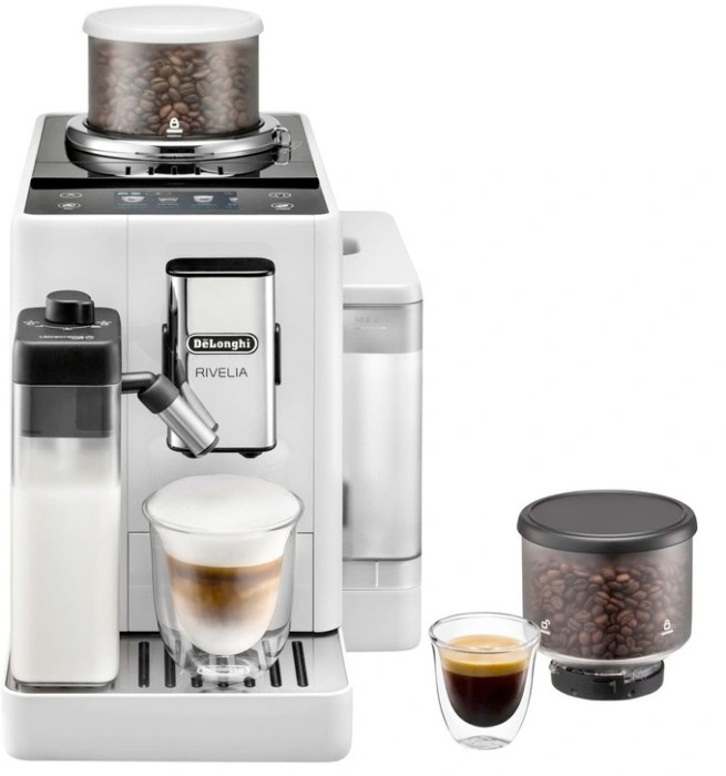 De’Longhi Rivelia Fully Automatic Coffee Machine - White