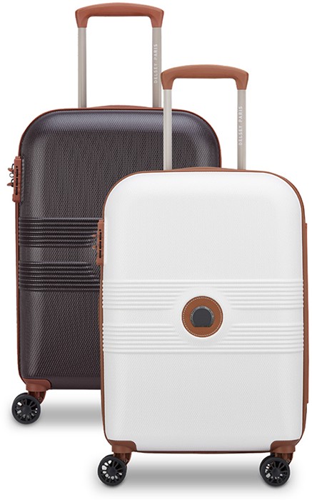Delsey Flanerie Suitcase - Brown or Champagne