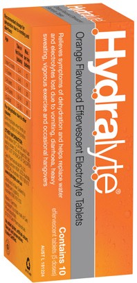 Hydralyte Effervescent Electrolyte Tablets 10 Pack Selected Varieties*
