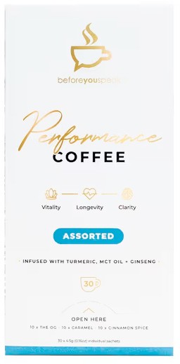 Beforeyouspeak
Coffee Performance Coffee Assorted 30 x 4.5g