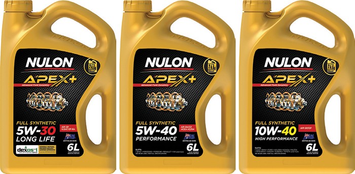 Nulon APEX+ FULL SYNTHETIC 6L ENGINE OILS^