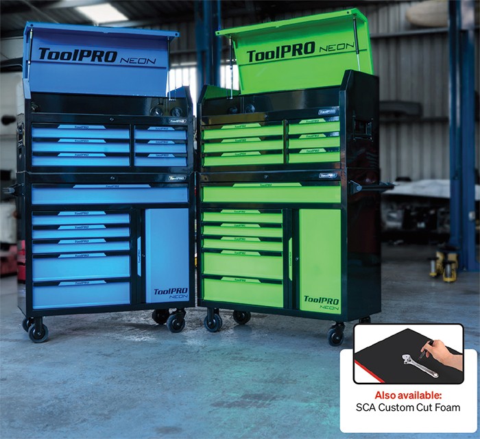 ToolPRO Neon Tool Chests & Cabinets^