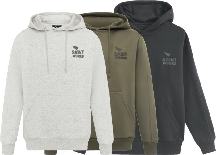NEW Saint Works Logo Hoodie
