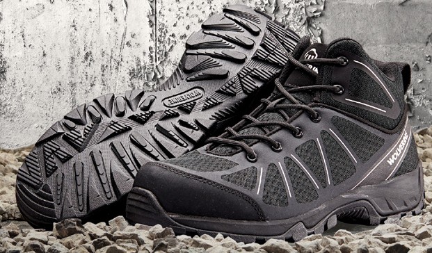 Wolverine Amherst II Mid Lace Up Safety Sneakers