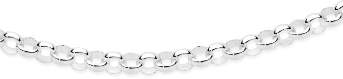 Sterling Silver 50cm Solid Belcher Necklet