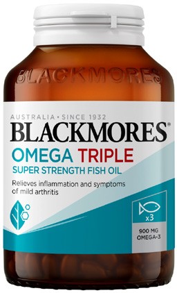 Blackmores Omega Triple Strength Fish Oil Capsules 60 Pack