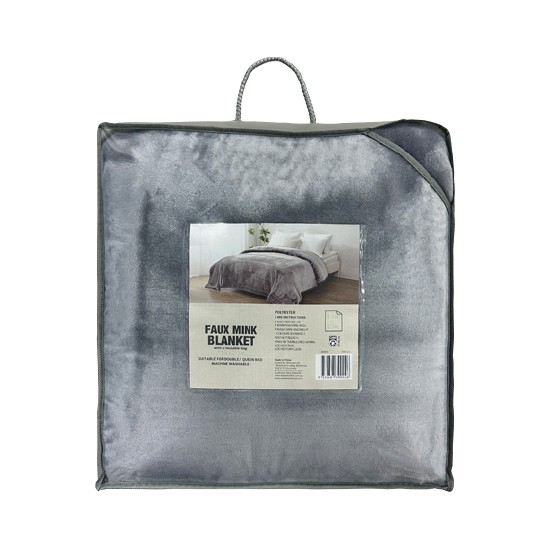 Inspire Faux Mink Blanket Queen Bed – Assorted
