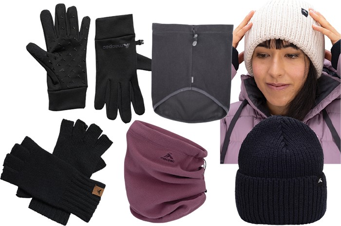 50% off Regular Price on Macpac Winter Accessories