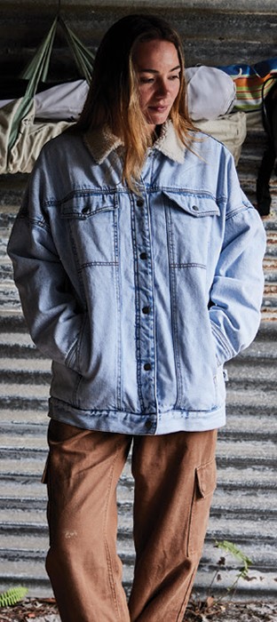 Womens Quiksilver Hiker Denim Jacket & Workwear Cargo Pants