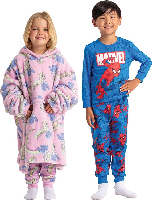 50% off Regular Price on Frozen & Spiderman PJ & Oversized Fleece Hoodie