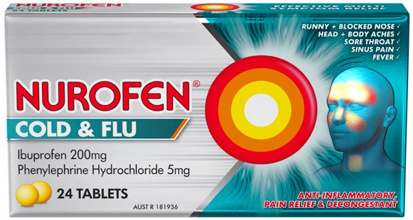 Nurofen Cold & Flu 24 Tablets