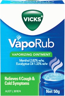Vicks VapoRub Vaporizing Ointment 50g